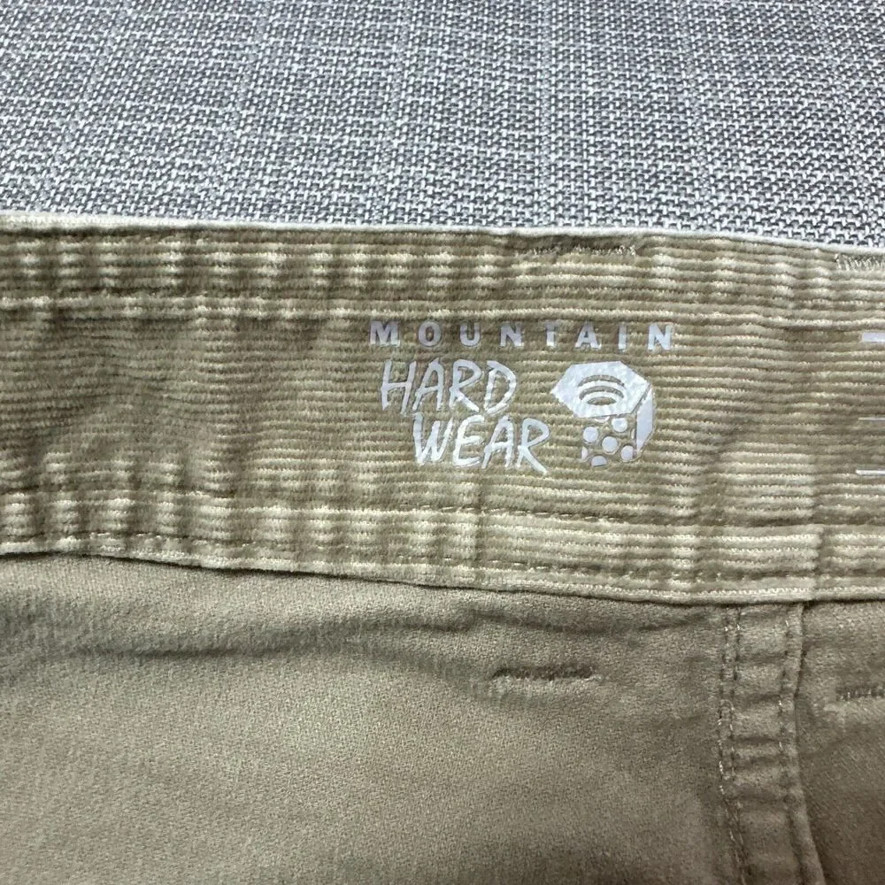 Mountain Hardwear Pants Men 36x30 Corduroy Tan Stretch Outdoor Academia Gorpcore